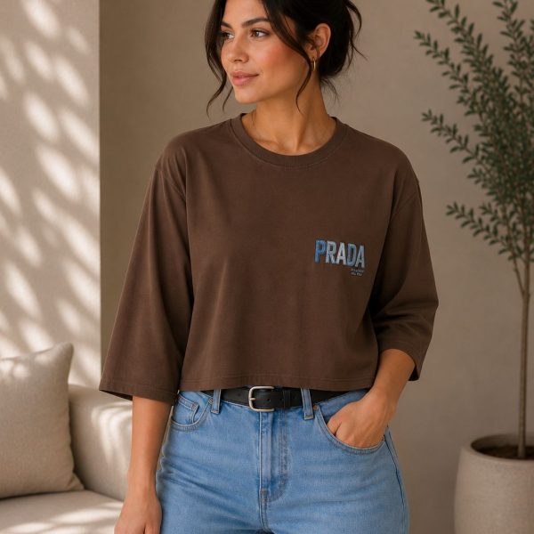 تیشرت دورس طرح PRADA